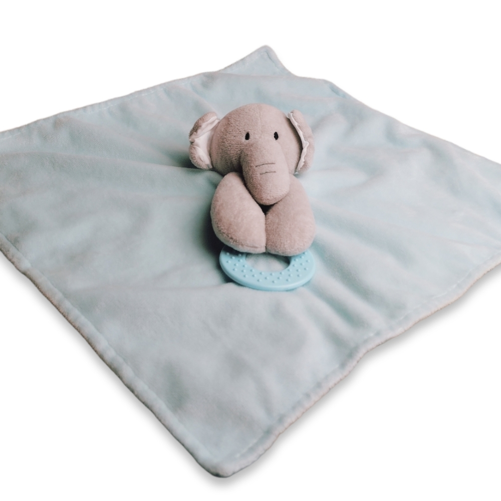 Forever Baby Security Blanket Plush Elephant